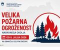 Tega ne smete početi, ker je razglašena velika požarna ogroženost okolja na območju celotne države